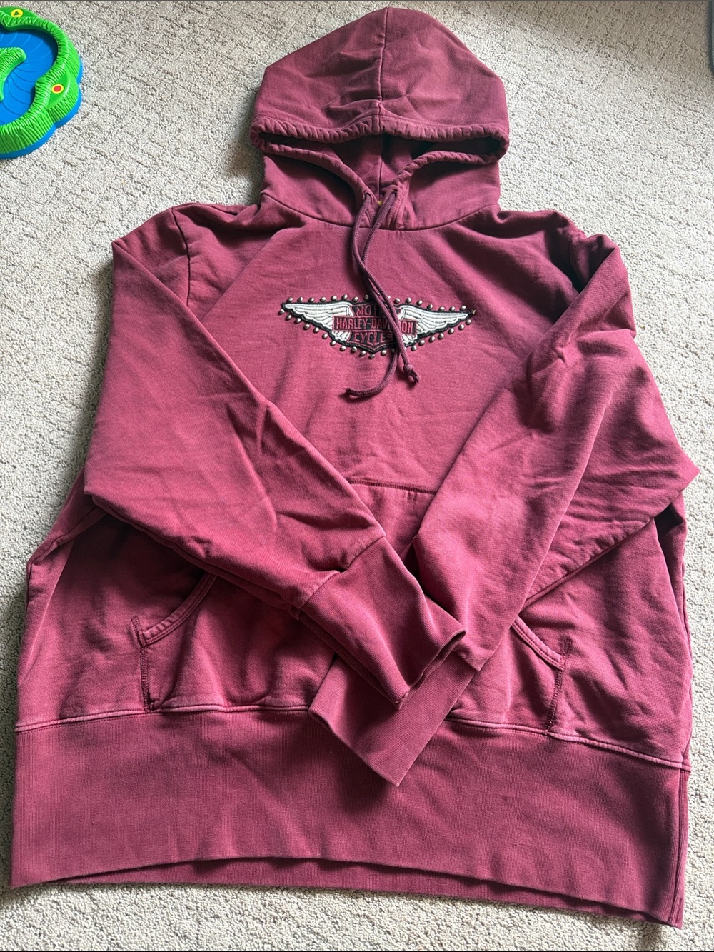 Harley-Davidson Women's Maroon Hooded Sweatshirt